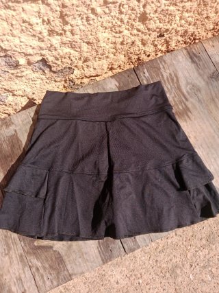 Falda pádel Black Crown negra