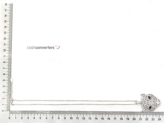 gargantilla plata 925mm con piedra con circonita 22cm