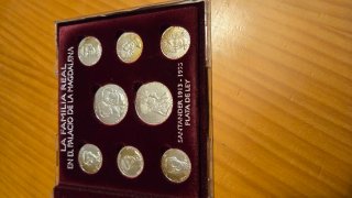 La família real en el palacio Magdalena plata 925