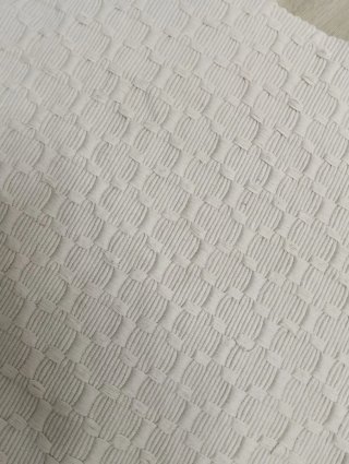 Juego de 2 alfombras blancas