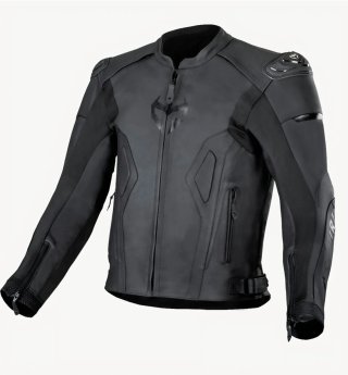 Chaqueta de piel Armure Hamo Negra NUEVA¡!