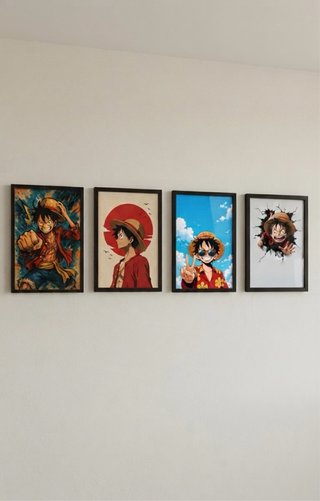 Poster manga anime A4 +CORNICE + GADGET