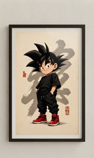 Poster manga anime A4 +CORNICE + GADGET