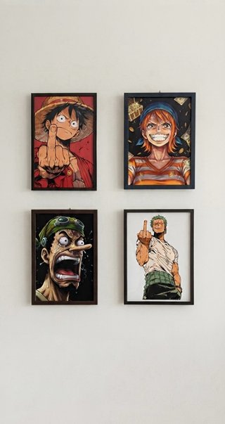 Poster manga anime A4 +CORNICE + GADGET