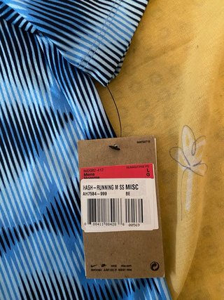 Camiseta Nike Azul y Negra