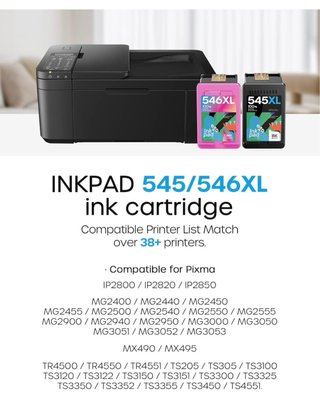 Cartuchos Tinta Inkpad PG-545XL CL-546XL N y Color