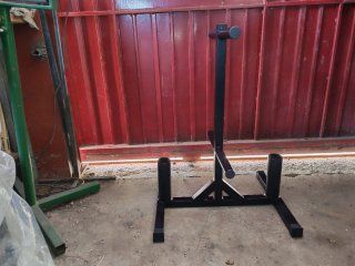 Soporte para discos y barras olímpicas