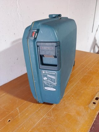 Maleta dura Samsonite verde