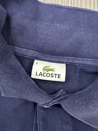 Polo Lacoste Azul Oscuro Vintage Original
