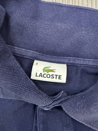 Polo Lacoste Azul Oscuro Vintage Original