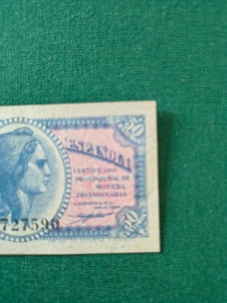 Billete 50 céntimos República Española 1937