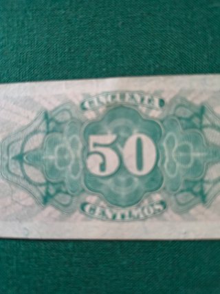 Billete 50 céntimos República Española 1937