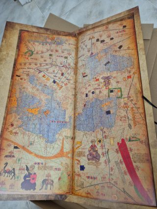 Reproducció de l'Atles Català de 1375