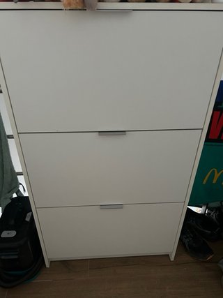 Zapatero Tuc 2 compartimentos blanco