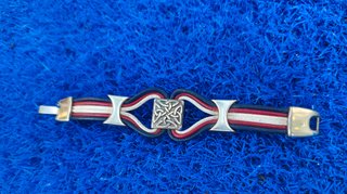 Pulsera marinera mujer tricolor con nudo celta