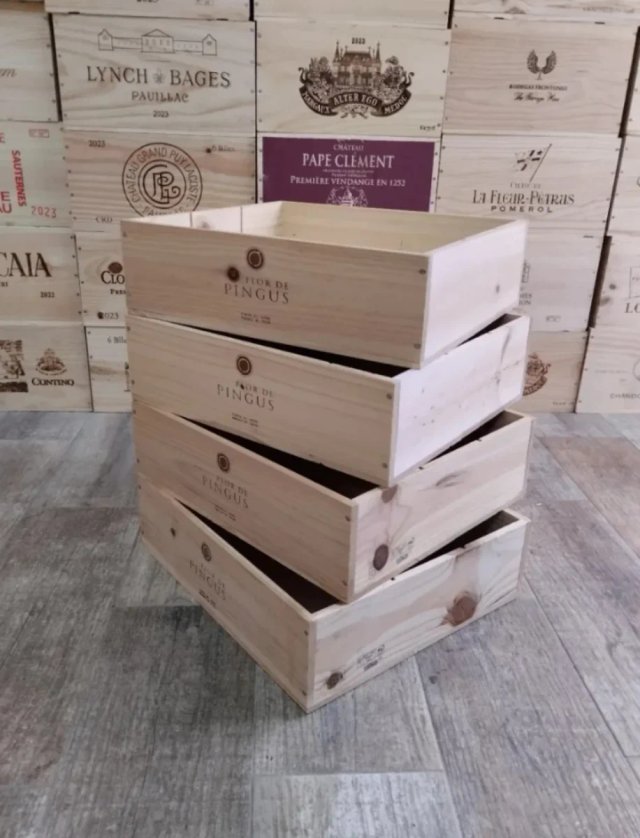 4 Cajas de Madera Flor de Pingus