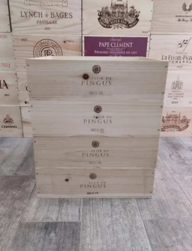 4 Cajas de Madera Flor de Pingus