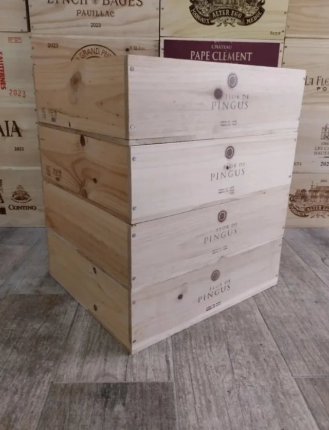 4 Cajas de Madera Flor de Pingus
