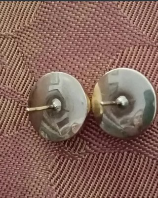 OFERTA!!! PENDIENTES ORO 18  KTES BOLAS  LISAS