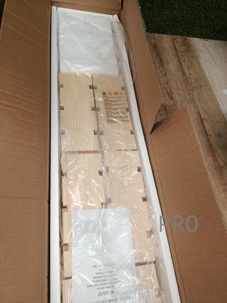 COSTWAY JV11734NA Botellero de Madera de Pino Crudo