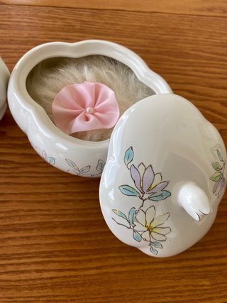 Conjunto Porcelana Vintage Aves y Marco Fotos