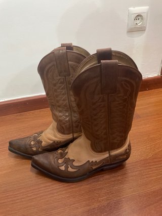 **Botas cowboy western talla 40 – piel**
