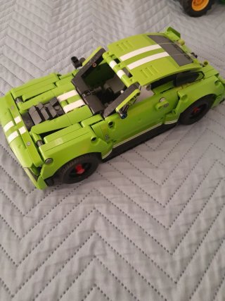 Lego Technic Ford Mustang Verde incompleto