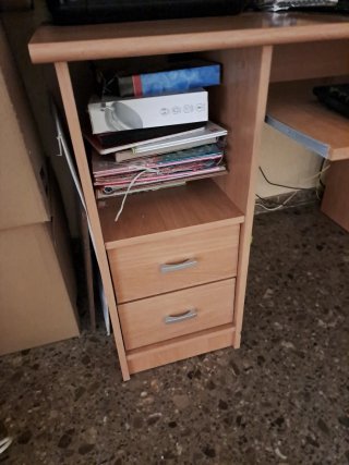 GANGA# Mesa de despacho pino claro