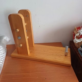 Soporte Jamonero Madera con Cuchillos