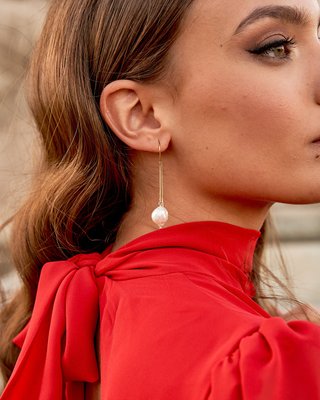 Pendientes de perla Malababa