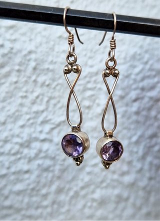 3 Pendientes Plata 925 con Piedras semi preciosas