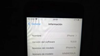 iPhone 6s con 32 Gigas gris plata
