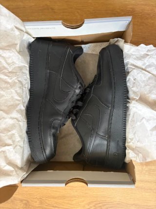 Nike Air Force 1 Talla 38.5 Negras (usadas)