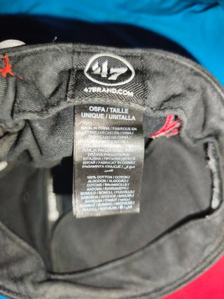Gorra 47 Brand New York Yankees Negra/Roja