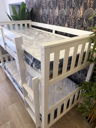 Cama litera 90cm con colchones