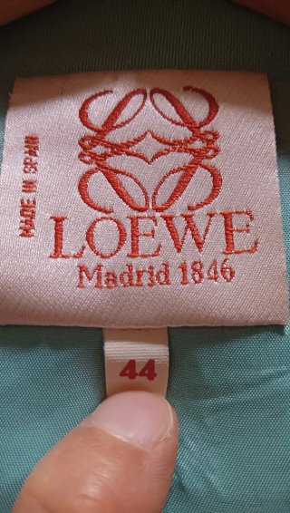 Chaqueta Loewe Talla 44 Verde Agua