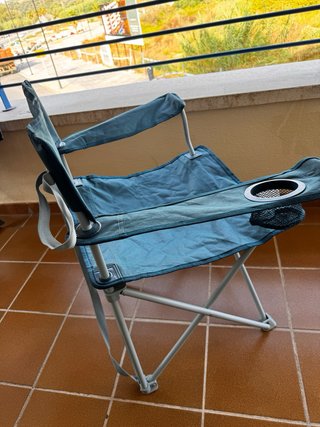 Silla de camping plegable. Marca Quechua
