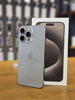 IPHONE 15 PRO MAX 1TB TITANIUM 100% BAT - 0 CICLOS