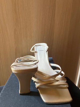 Sandalias LODI Piel Dorada Talla 41