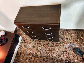 Cajonera Madera Wengue 4 Cajones