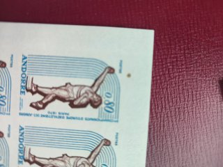 Andorra 1970 Bloc 4 sellos sin dentar