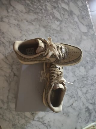 Nike Air Force 1 Beige/Gris