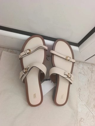 Sandalias Zara Mujer Talla 41 Crudo