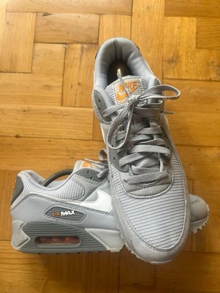 Nike Air Max 90 Wolf Grey Kumquat Talla 44