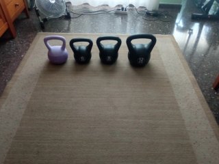 Juego Kettlebells 4-12 kg