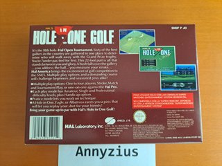 Super Nintendo HAL's Hole in One Golf PAL