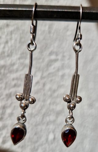 Lote Pendientes Plata 925 Piedras Semipreciosas