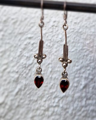 Lote Pendientes Plata 925 Piedras Semipreciosas