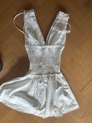 Vestido Zara blanco