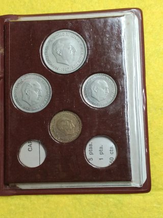 Colección Pruebas Numismáticas Españolas 1972